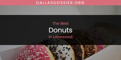 The Best Donuts in Lakewood