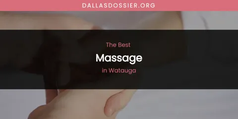 Watauga's Best Massage